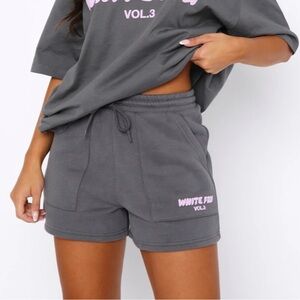 WHITE FOX Gray Women's Shorts